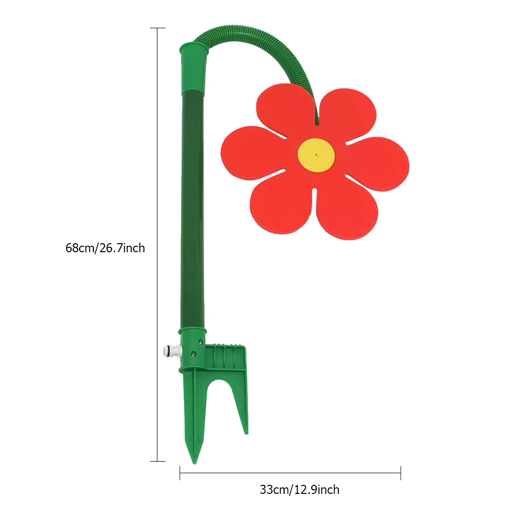 720° Rotating Flower-Shaped Garden Sprinkler – Fun & Functional Dancing Daisy Water Spray for Lawn, Yard, & Garden Irrigation