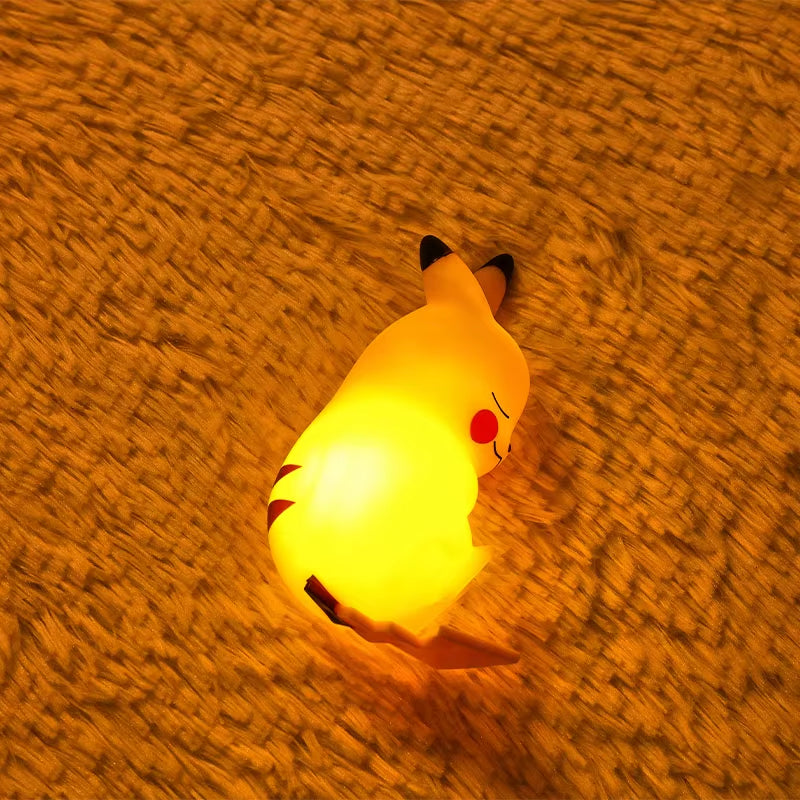 Pokemon Pikachu Night Light Glowing Children Toy Pokemon Pikachu Cute Bedside Lamp Children'S Birthday Christmas Present