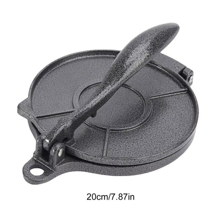 Tortilla Press 16/20Cm DIY Manual Corn Aluminum Alloy Tortillas Pressing Maker Cast Iron Homemade Pancakes Kichen Tools
