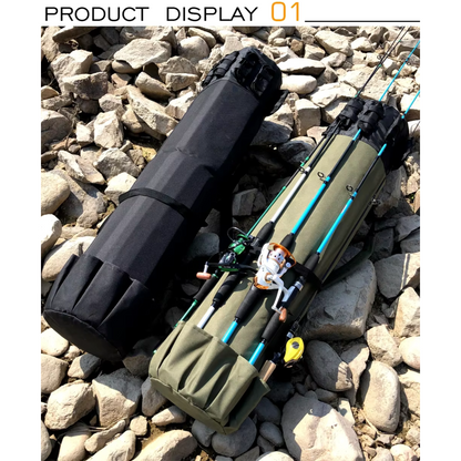 🎣 ProCatch™ Adjustable Fishing Rod Storage Bag – Multi-Compartment Outdoor Carry Case for Anglers