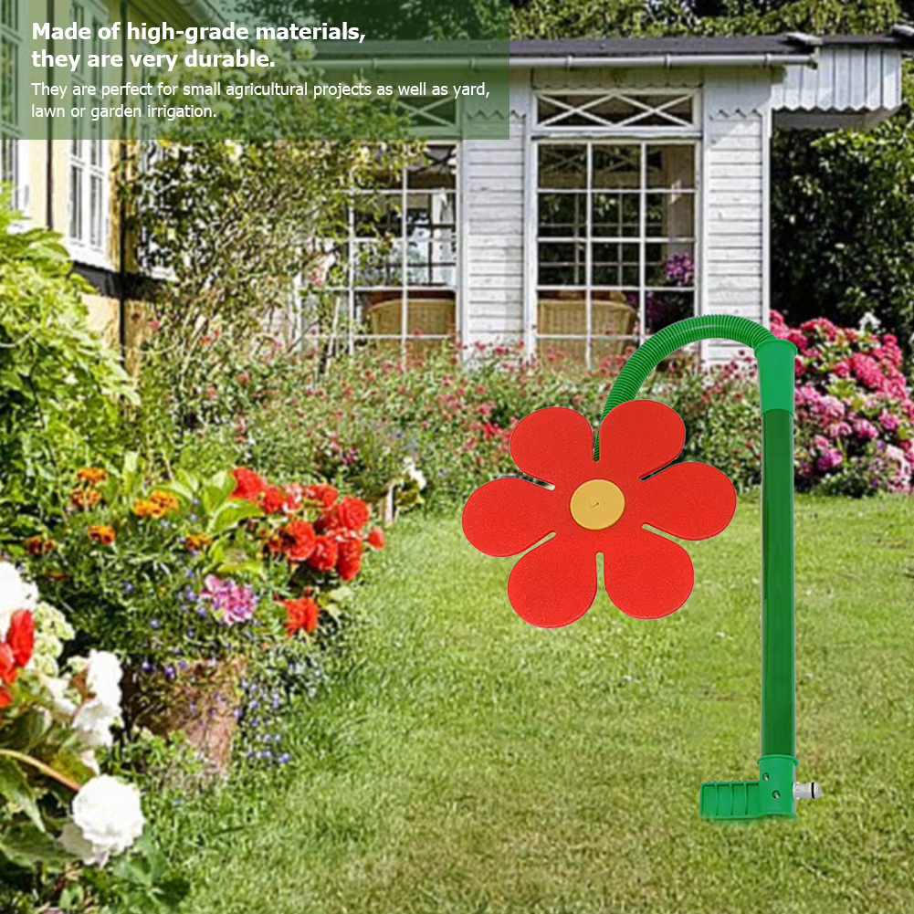 720° Rotating Flower-Shaped Garden Sprinkler – Fun & Functional Dancing Daisy Water Spray for Lawn, Yard, & Garden Irrigation