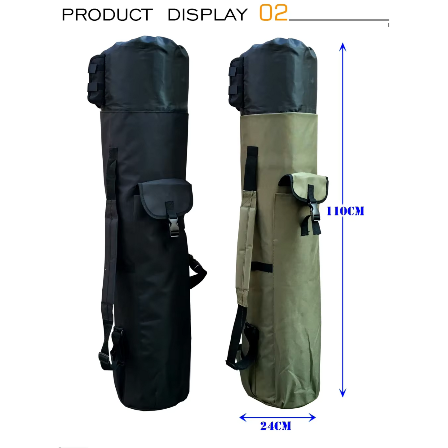 🎣 ProCatch™ Adjustable Fishing Rod Storage Bag – Multi-Compartment Outdoor Carry Case for Anglers