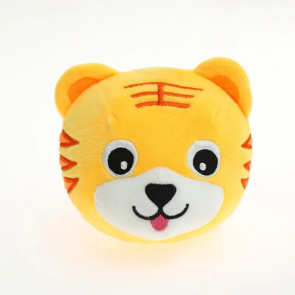 Smart Electric Bouncing Pet Toy – Interactive Plush Ball with Sounds & Motion for Dogs & Cats – USB Rechargeable & Washable Cover