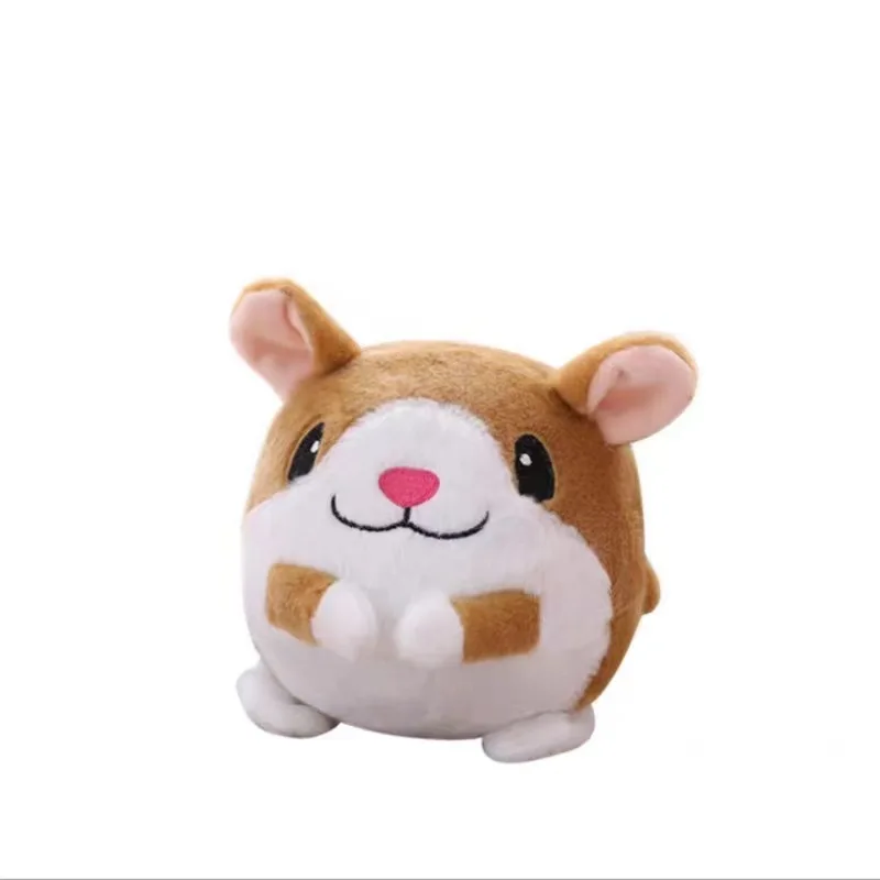 Smart Electric Bouncing Pet Toy – Interactive Plush Ball with Sounds & Motion for Dogs & Cats – USB Rechargeable & Washable Cover