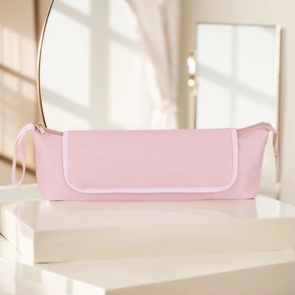 2 in 1 Curling Iron Travel Case Waterproof Hanging Hair Tools Bag Large Capacity for Hair Straightener Hot Hair Styling Tools