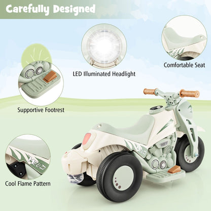 6V Electric Kid Ride on Motorcycle with Bubble Maker