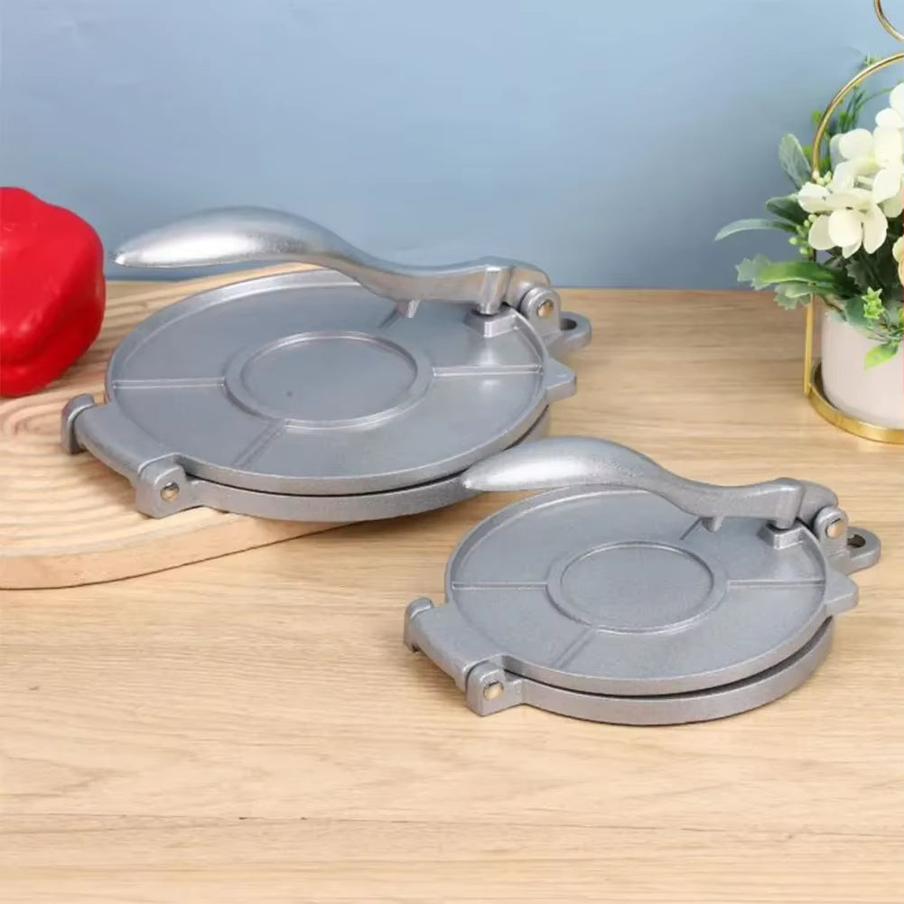 Tortilla Press 16/20Cm DIY Manual Corn Aluminum Alloy Tortillas Pressing Maker Cast Iron Homemade Pancakes Kichen Tools