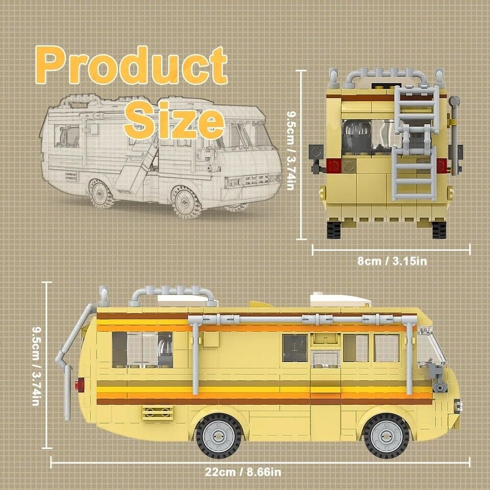 Building Blocks Set for Break Bad Car House Van Model Bricks Kit Toys Kids Gift